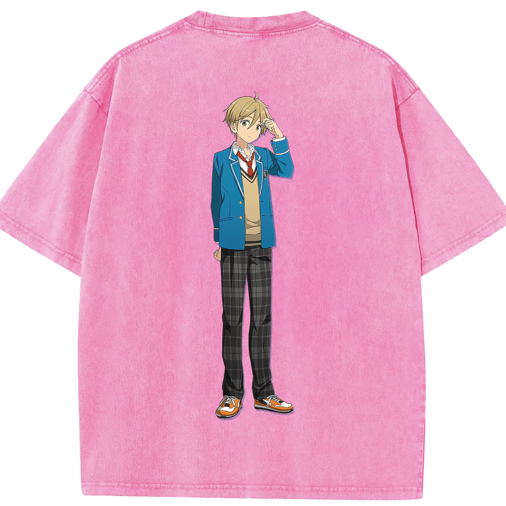 （画像用） あんさんぶるスターズ! Ensemble Stars 綿100% ヴィンテージ風 半袖Tシャツ（背面プリント）